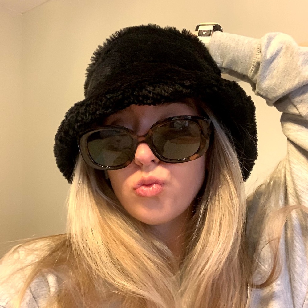 fuzzy bucket hat